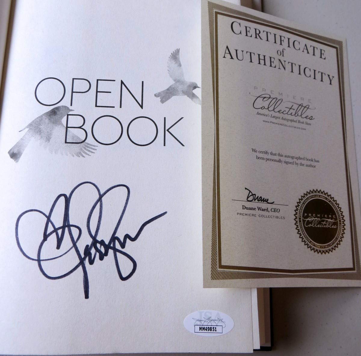 Jessica Simpson Signed Autographed Hardcover Book with JSA COA - Perfect for Collectors, Fans & Home Decor Display
