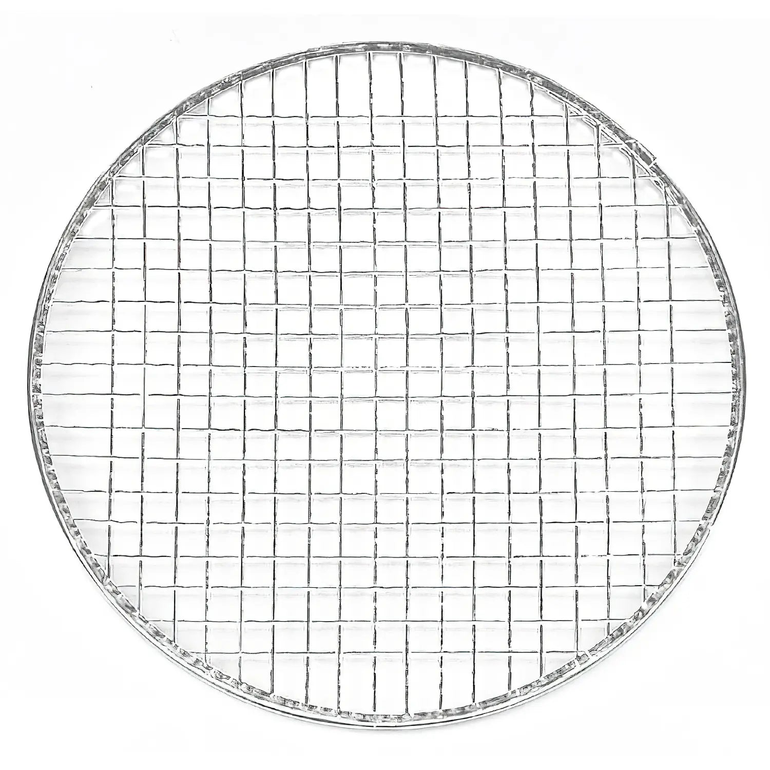 200-Piece EBM Galvanized Iron Round BBQ Grill Mesh - Durable Barbecue Wire Grid for Grilling, Smoking & Outdoor Cooking (Perfect for Camping, Backyard BBQs & Picnics)