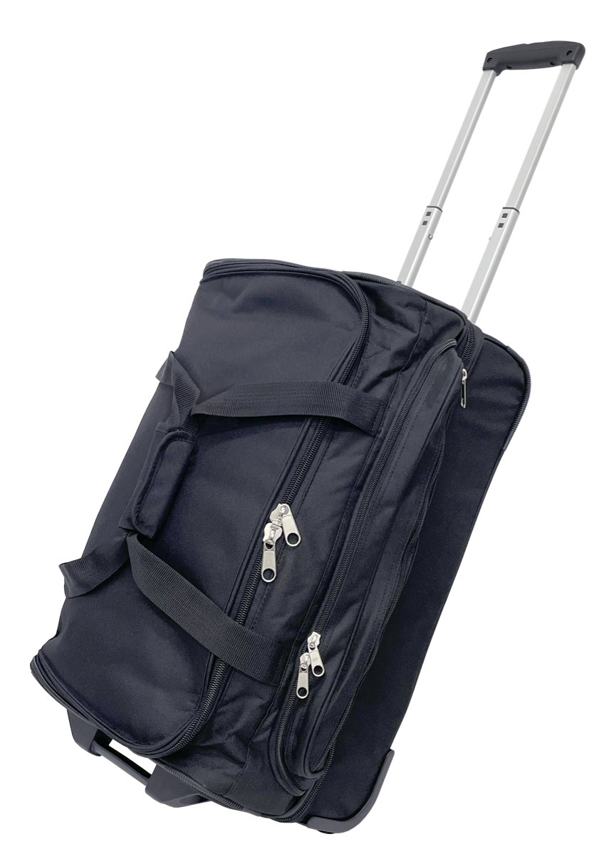 FORCE3 Ultimate Rolling Weekender Bag - Lightweight Durable Carry-On Luggage for Travel, Gym, Work & Weekend Getaways | Spinner Wheels & Multiple Pockets