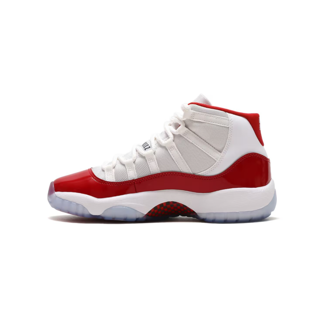 Air Jordan 11 Retro Cherry (2022) PS - White, Varsity Red & Black Basketball Shoes for Men - Perfect for Court Play and Streetwear Fashion
