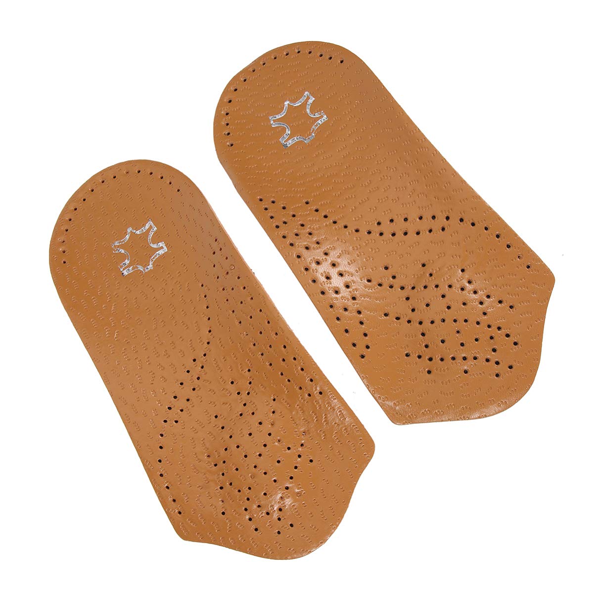 EXCEART 3/4 Arch Support Insoles for Fallen Arches - Thin Half Shoe Inserts for Men & Women - Low Arch & Flat Foot Relief - Perfect for Running, Walking & Work Shoes