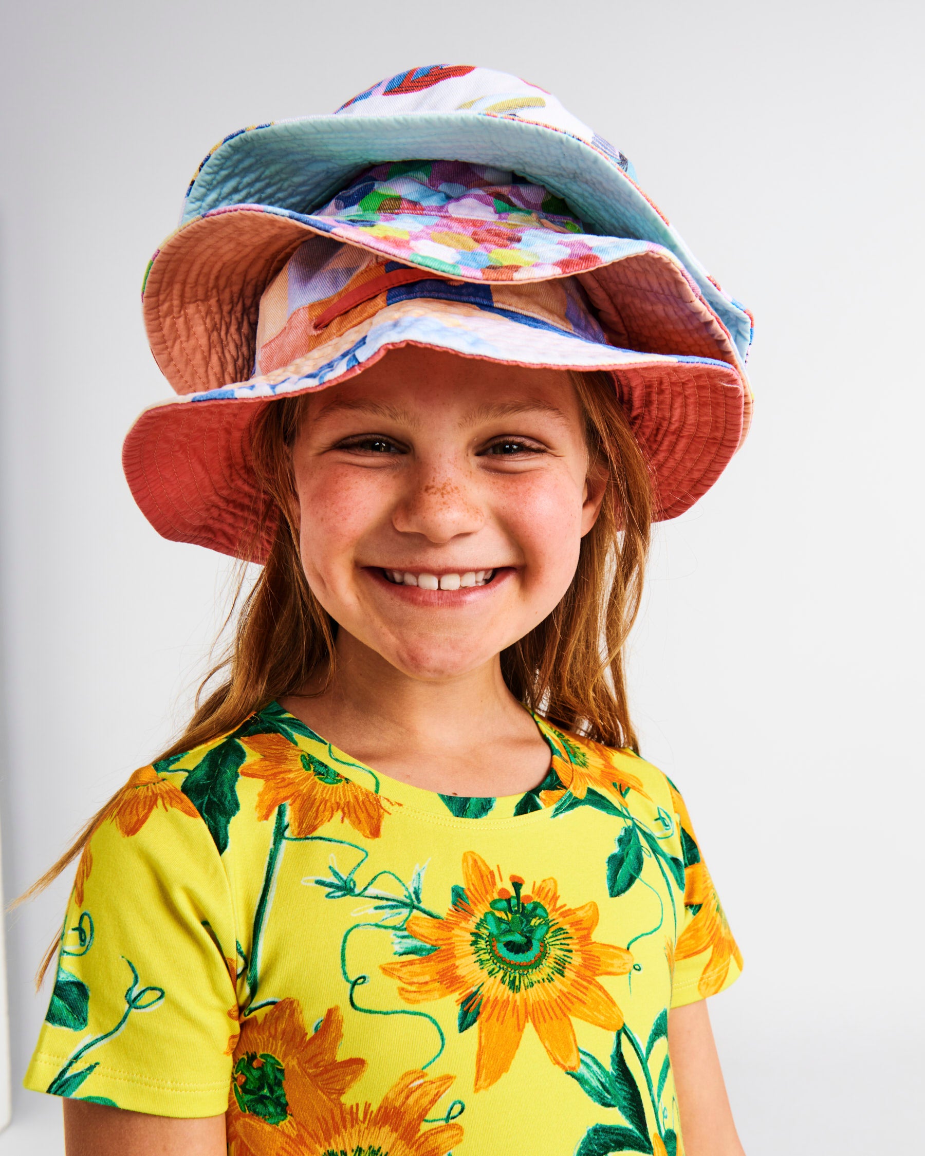 Flower Child Beach Hat - Wide Brim Sun Hat for Women, UPF 50+ UV Protection, Boho Straw Hat for Summer Vacation, Beach, Pool & Outdoor Activities