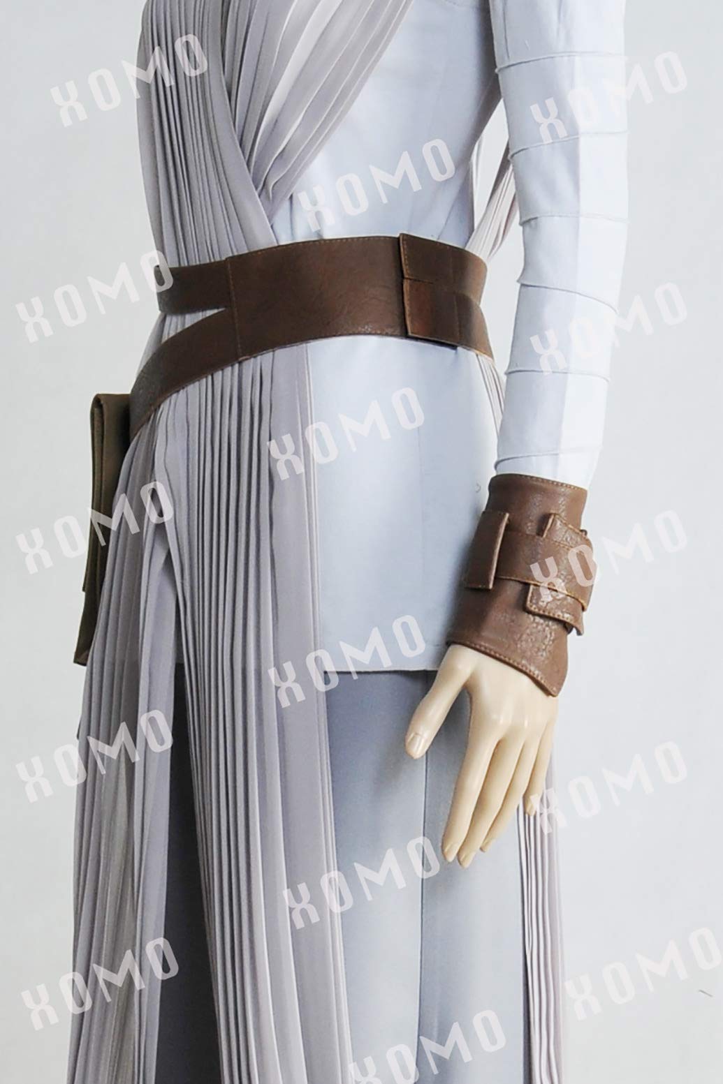 XOMO Rey Cosplay Costume Suit Outfit Uniform - Premium Star Wars Rey Costume for Halloween, Cosplay Events & Themed Parties
