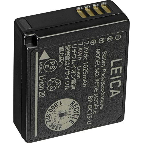 Leica BP DC15 Li-ion Battery for D-LUX (Typ 109) - Genuine Replacement Battery | Perfect for Travel & Outdoor Photography