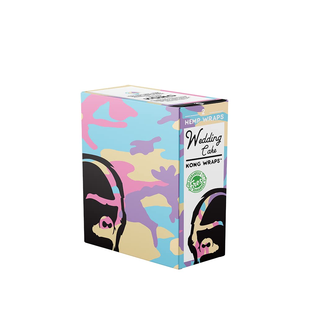 Organic Hemp Wrap - Wedding Cake Flavor | Natural Rolling Paper for Smooth Smoking | Perfect for Herbal Blends & Tobacco Use at Home or Outdoors