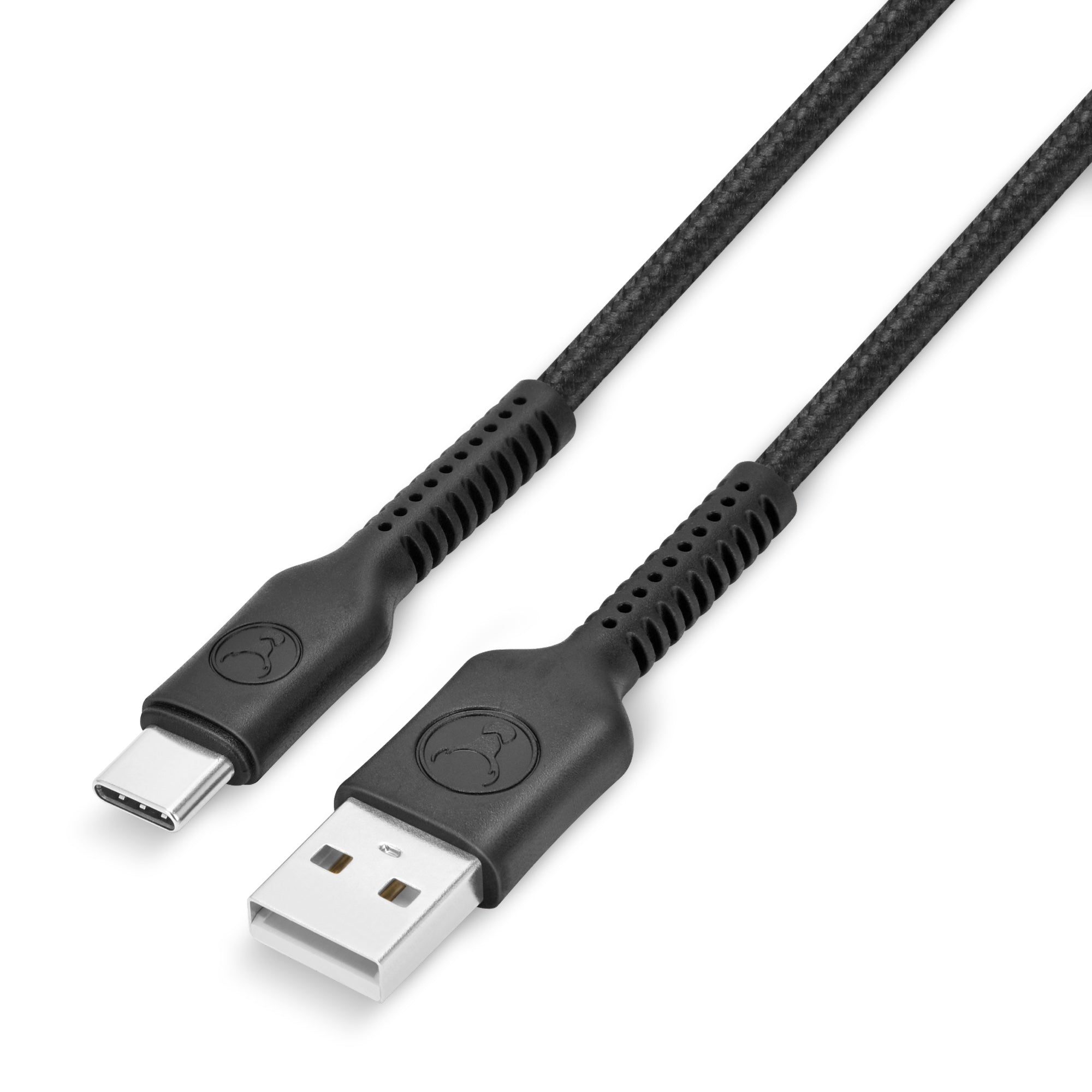 Bonelk 60W Fast Charging USB A to USB C Cable - 1.2m Durable Braided Nylon, Long Life & Easy Grip (Black) - Perfect for Smartphones, Tablets & Laptops Charging