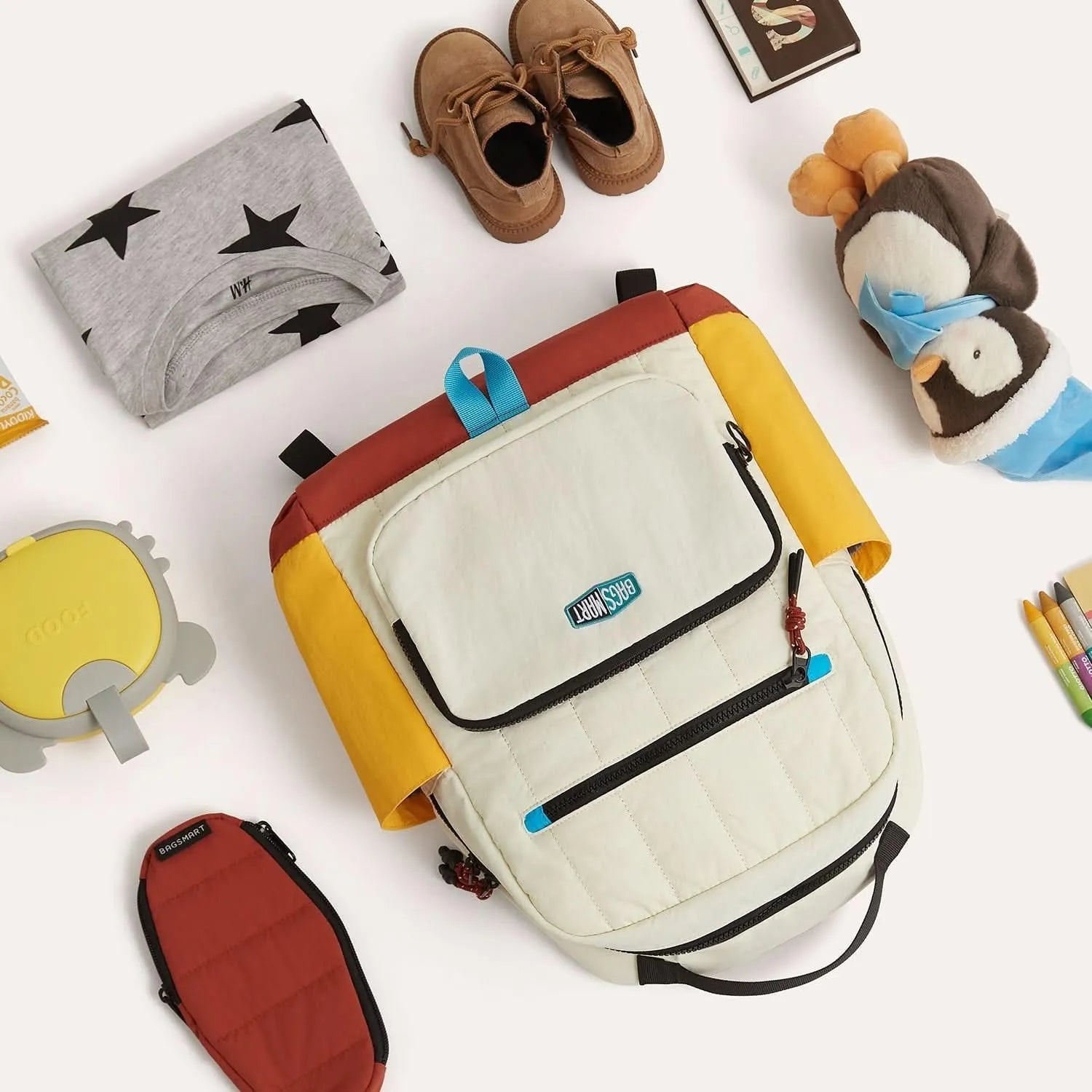 Paz 14L Kids Backpack for School, Travel & Outdoor Activities - Lightweight Waterproof Children's Daypack for Boys & Girls