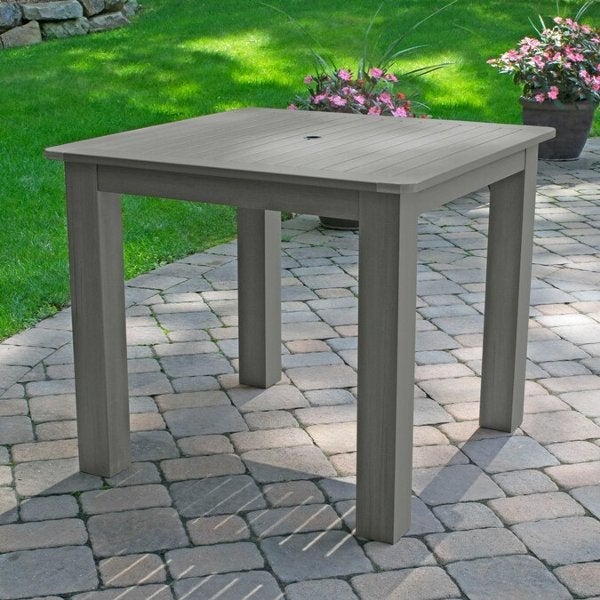 Lehigh 5-Piece Square Counter Height Outdoor Dining Set 42 x 42 - Perfect for Patio, Deck, Garden & Backyard Entertaining