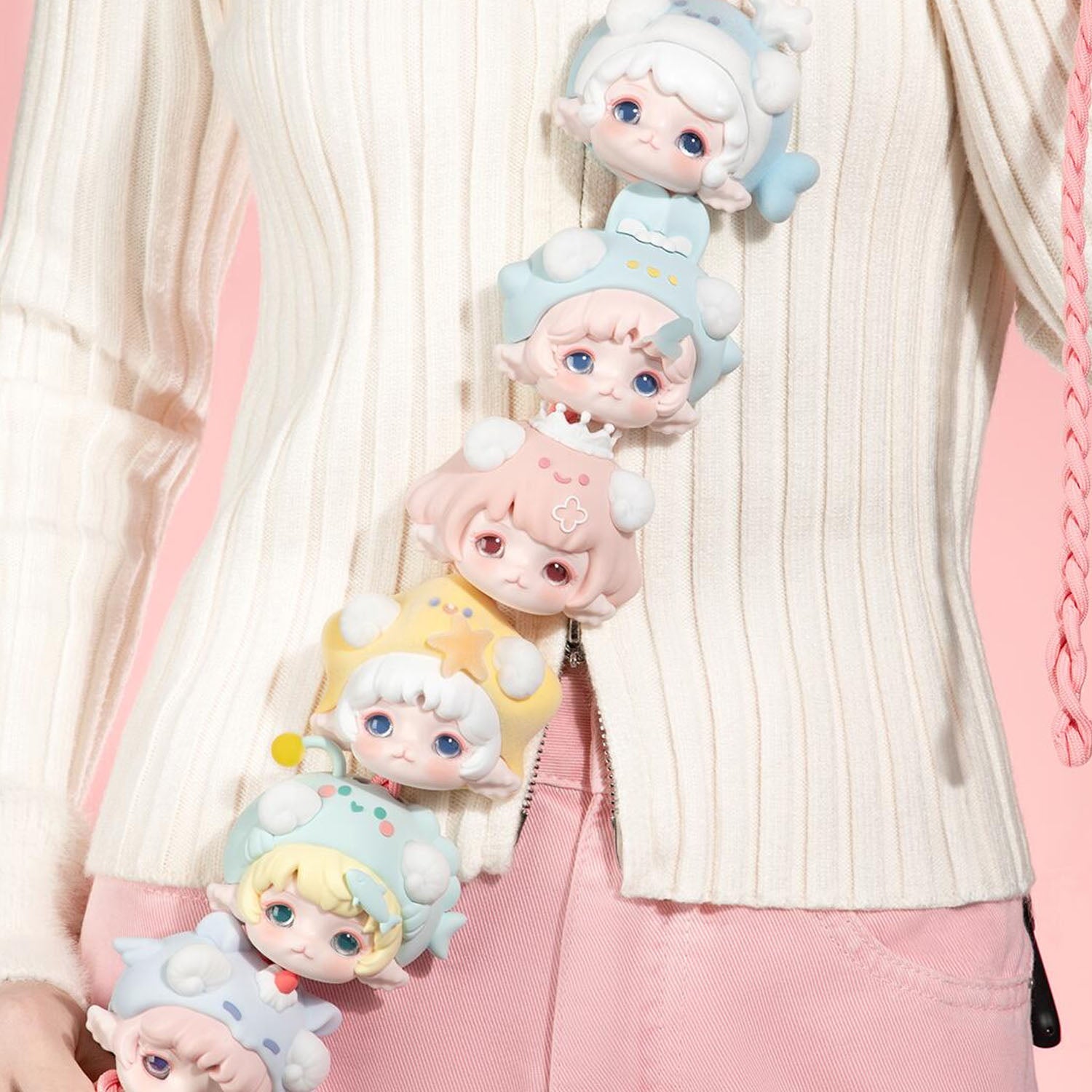MIJUAN Sea Life Party Phone Lanyard Series - Cute Animal Blind Box for Phone Accessories, Perfect for Gifts, Parties, and Collectibles