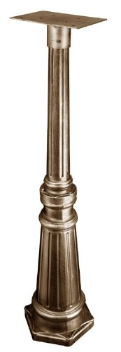 Special Lite Tacoma Mailbox Post - Durable Mocha Cast Aluminum Curbside Mailbox Support - SPK-591-MOC - Perfect for Residential Homes, Driveways & Neighborhood Mailbox Replacement