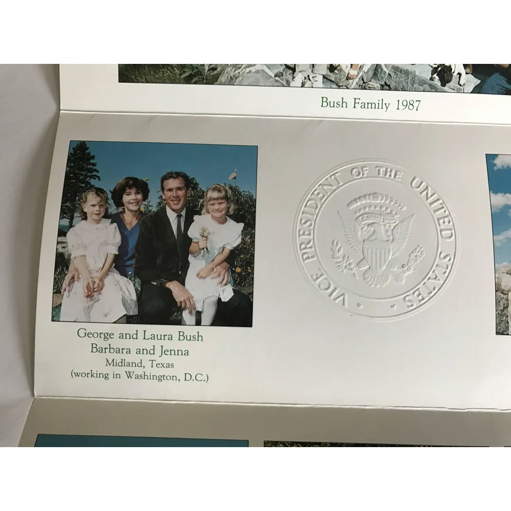 Authentic George H.W. Bush Signed Christmas Card with JSA COA - Presidential Autograph Collectible for Holidays, Gifts & Memorabilia Displays