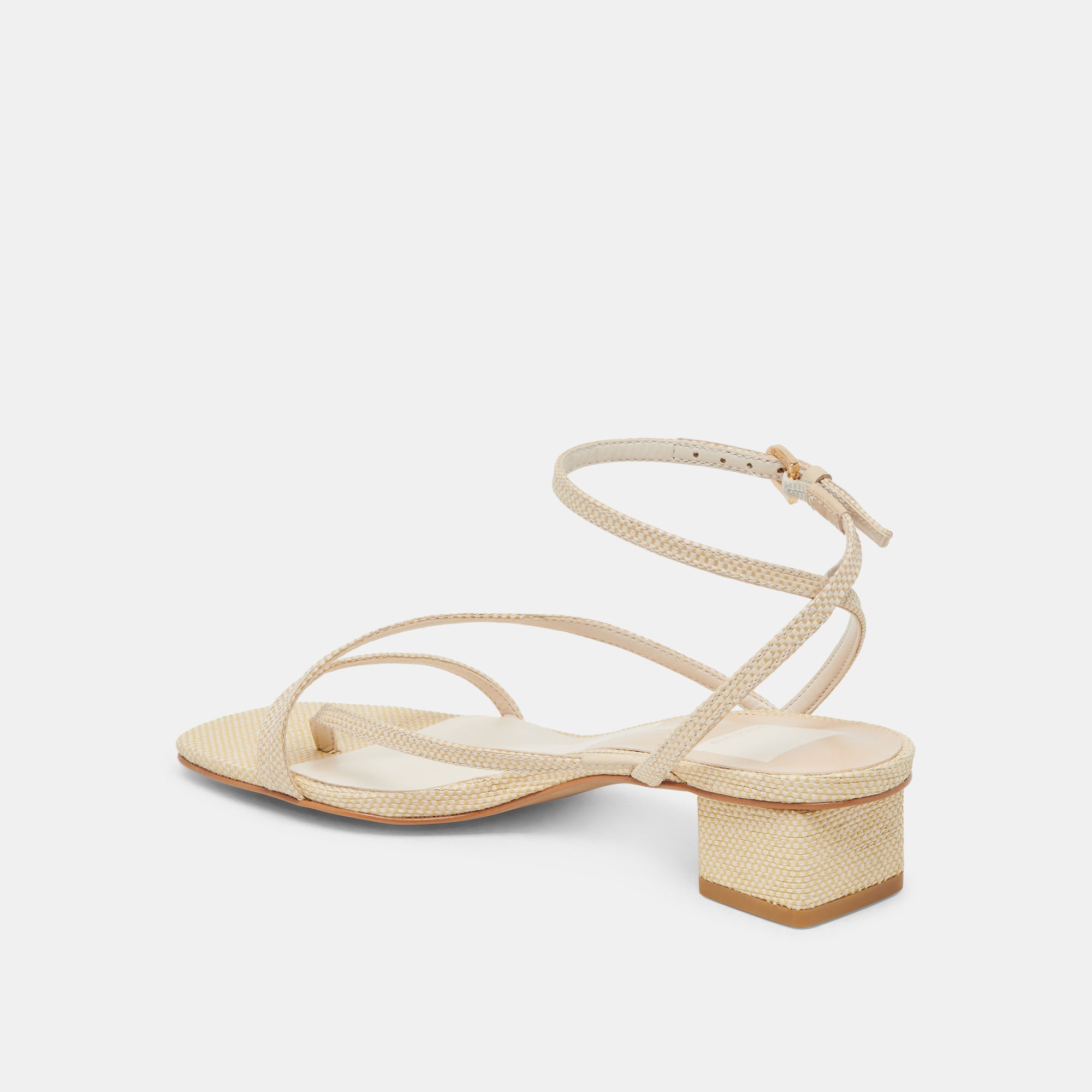 KARLOS Women's Woven Raffia Sandals - Natural Comfortable Summer Beach Slides for Outdoor Vacation Walking
