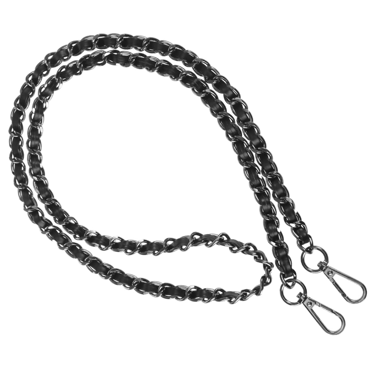 Purse Strap Replacement - Adjustable Crossbody Bag Chain with Metal Buckles | Flat Handbag Strap for Women | Perfect for Everyday Use, Travel & Fashion Accessories