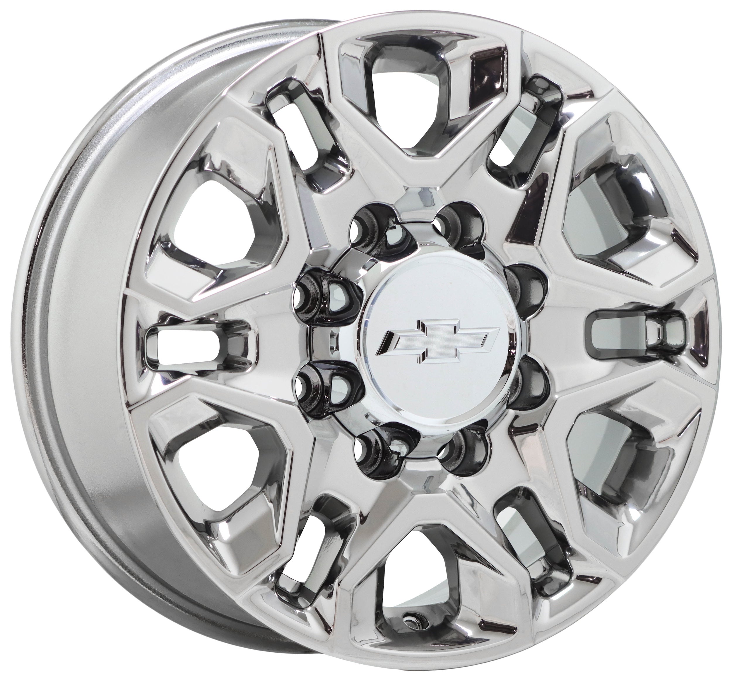 **2018 Chevy Silverado 2500 3500 OEM Factory Chrome Wheels Rims - Set of 4 (Part #5959) - Perfect for Off-Road & Truck Upgrades**