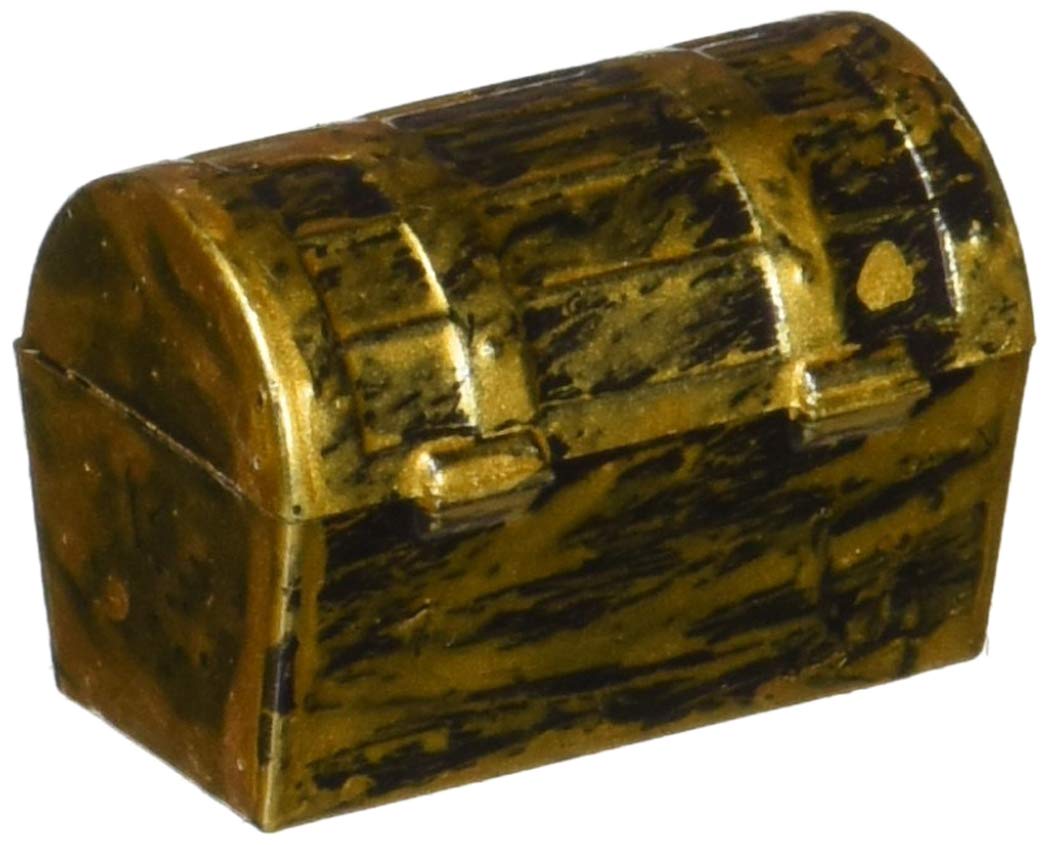 Mini Pirate Gold Treasure Chests - Set of 12 for Kids Pretend Play, Party Favors & Classroom Rewards | US Toy Brand