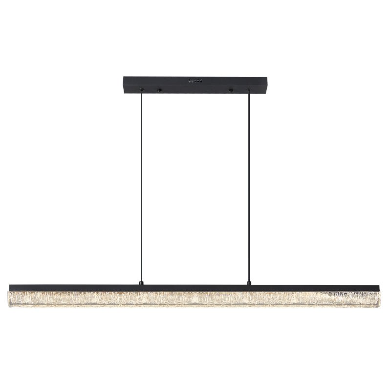 Calyx Island Pendant Light - Modern Glass Hanging Fixture for Kitchen Island, Dining Room & Living Room Decor