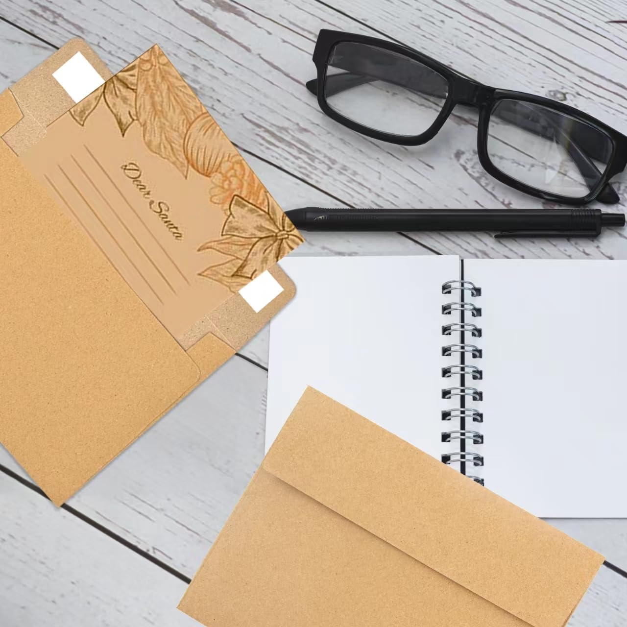 Premium Brown A4 Blank Cards & Envelopes Set - 4x6 Self-Seal Thank You Greeting Cards (30 Pack) for DIY Crafts, Wedding Invitations, Birthday Cards & Business Stationery