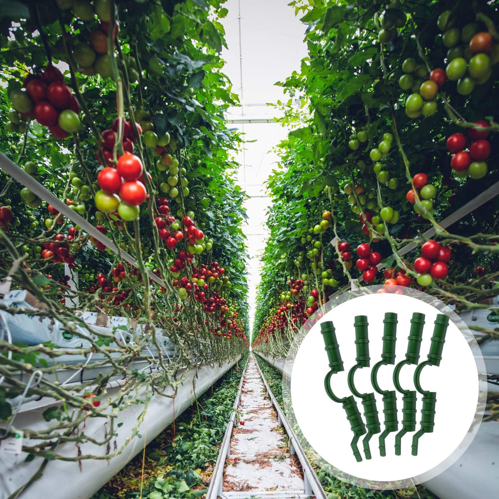 20pcs Heavy Duty Greenhouse Pipe Clamps - Film Clip, Netting Clip & Shade Cloth Mounting Clips for Secure Greenhouse, Shed & Garden Cover Installation - Perfect for DIY Greenhouse Projects & Plant Protection