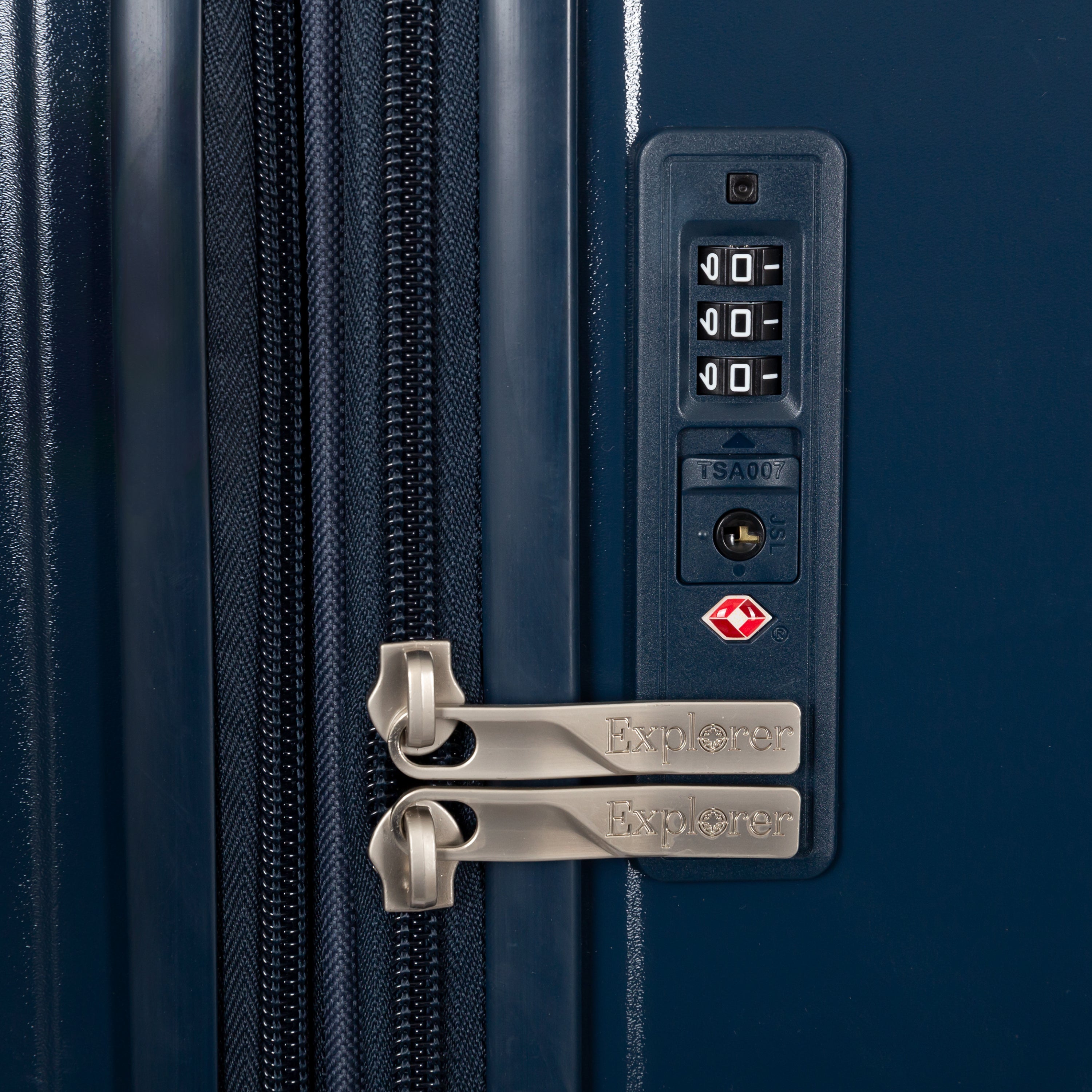 Explorer Passport Anti-Theft Expandable Medium Luggage - Secure Carry-On for Travel, Business Trips & Vacations