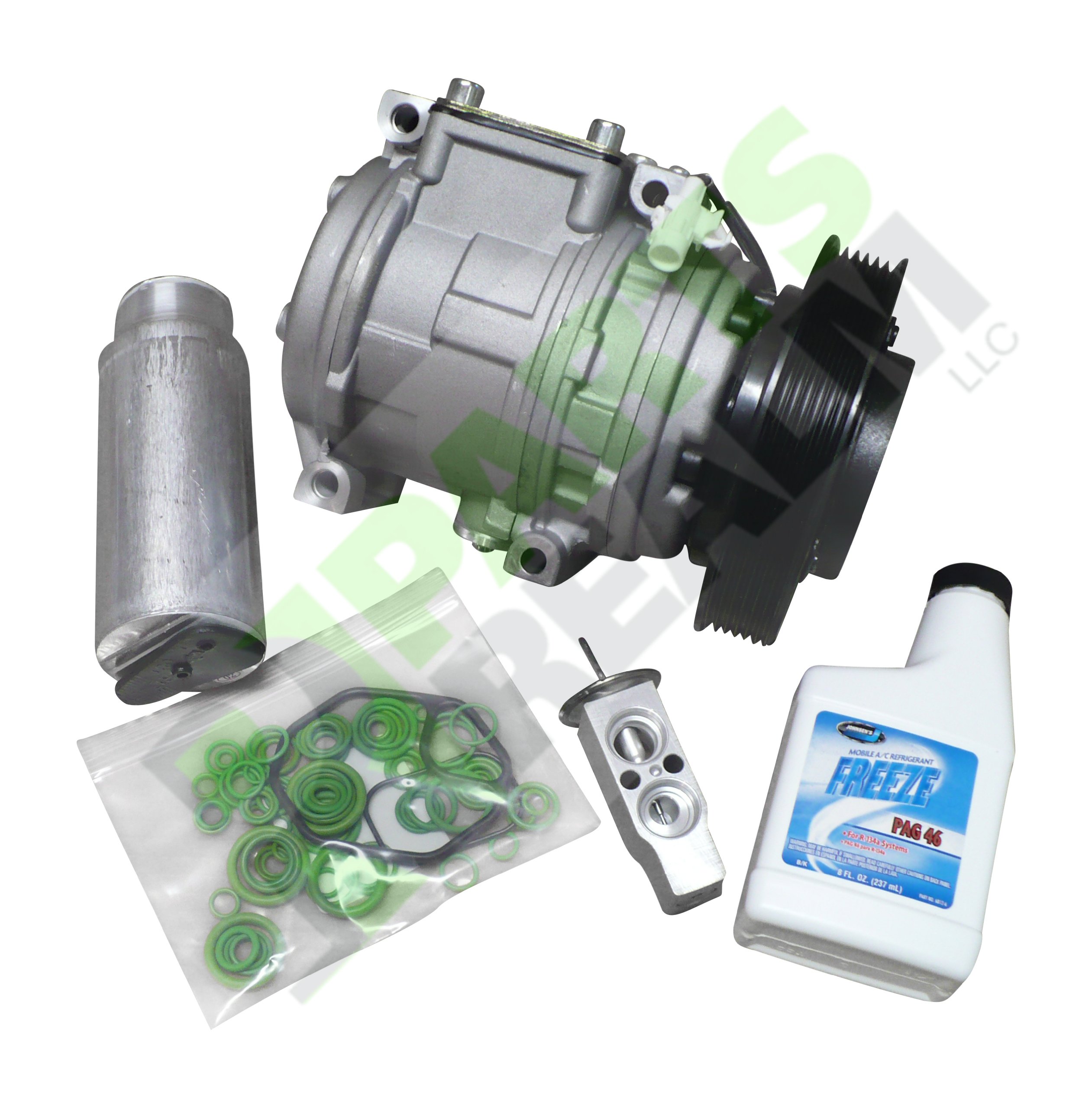 CO-3302AK Complete A/C Compressor Replacement Kit for Car & Truck - High Performance Auto Air Conditioning System Repair - Perfect for DIY Mechanics & Professional Technicians