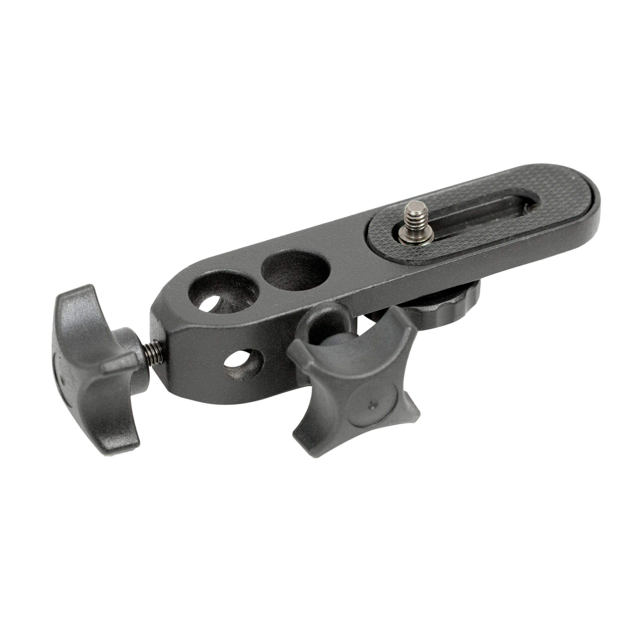 Double Ball Joint Adapter with Camera Platform Bracket - Universal Mount for DSLR, Action Cam & Smartphone - Perfect for Vlogging, Photography & Outdoor Adventures