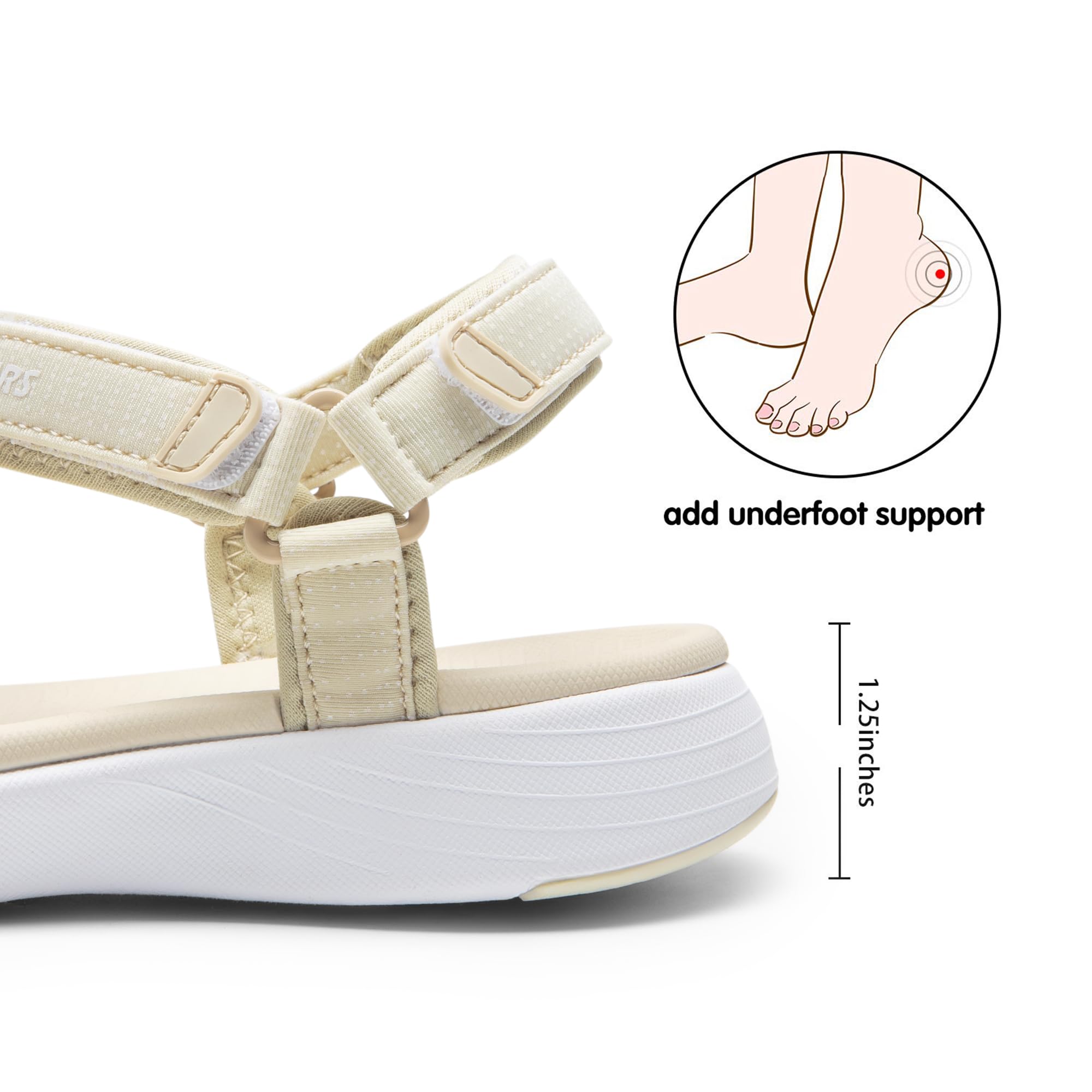 DREAM PAIRS Women's Sport Athletic Sandals - Lightweight Hiking Sandals for Outdoor Adventures, Walking, Travel & Beach