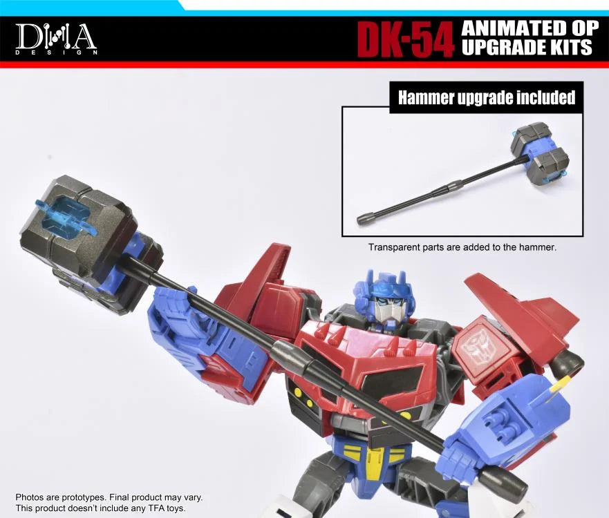 DNA Design DK 54 Upgrade Kit for Transformers Animated Optimus Prime - Enhance Your Collectible Figure with Premium Accessories for Display & Customization