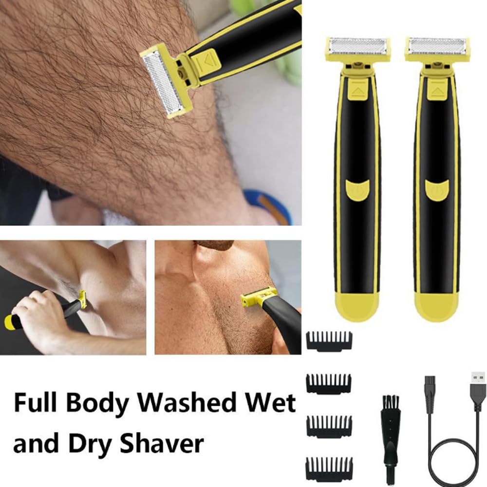 Stellaya Electric Razor for Men - 2025 New Wet & Dry Shaver with 4 Adjustable Combs (1 Set + 1 Blade) - Full Body Washable Mens Shaver for Smooth Shaving at Home, Gym or Travel