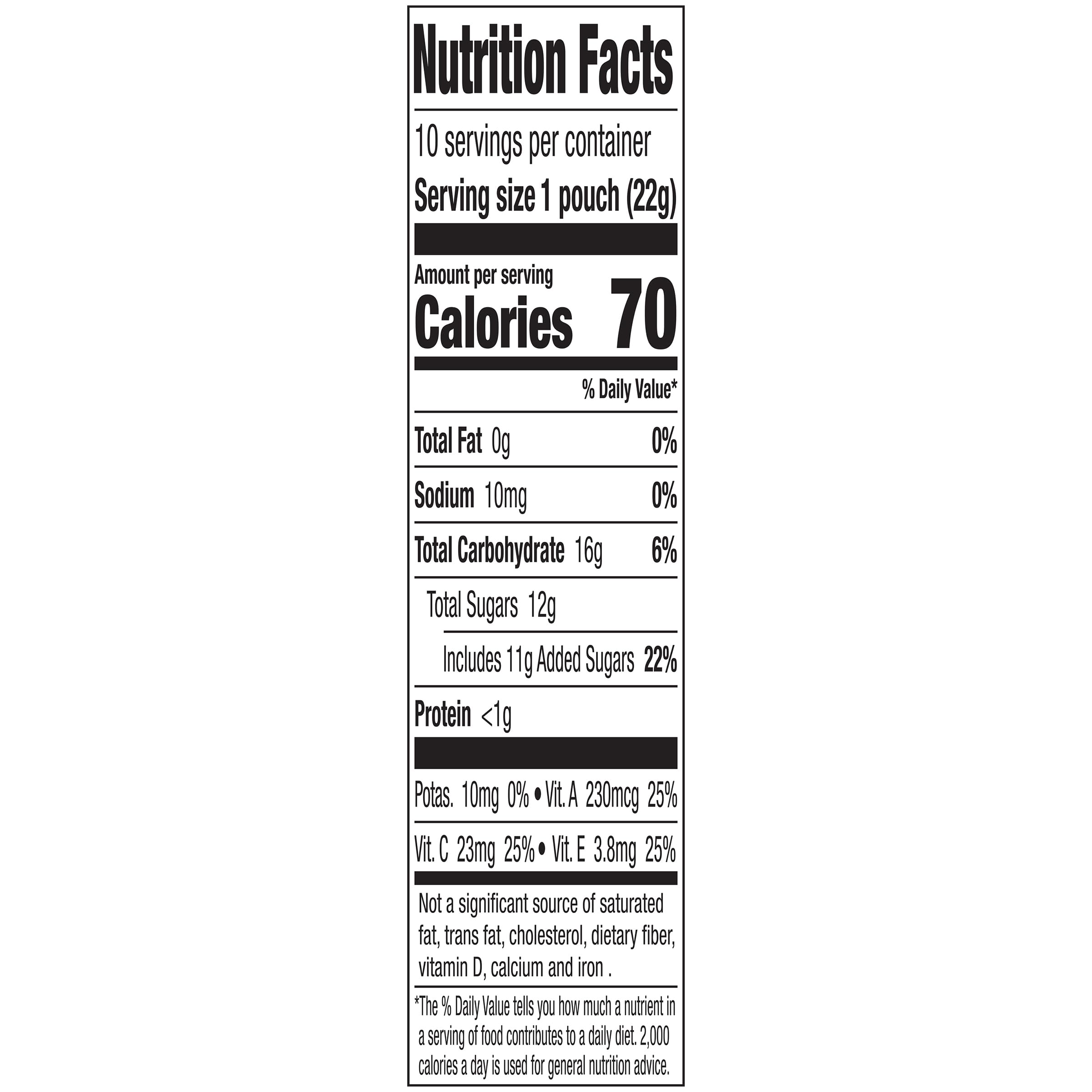 **Funables Baby Shark Assorted Fruit Flavored Snacks - 0.8 oz (10 Count) - Healthy Kids Snacks for Lunchboxes, School, and On-the-Go**