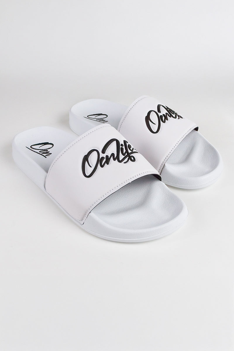 Ocn Life White Flip Flops for Women & Men - Comfortable Beach Sandals for Summer, Pool, and Outdoor Activities