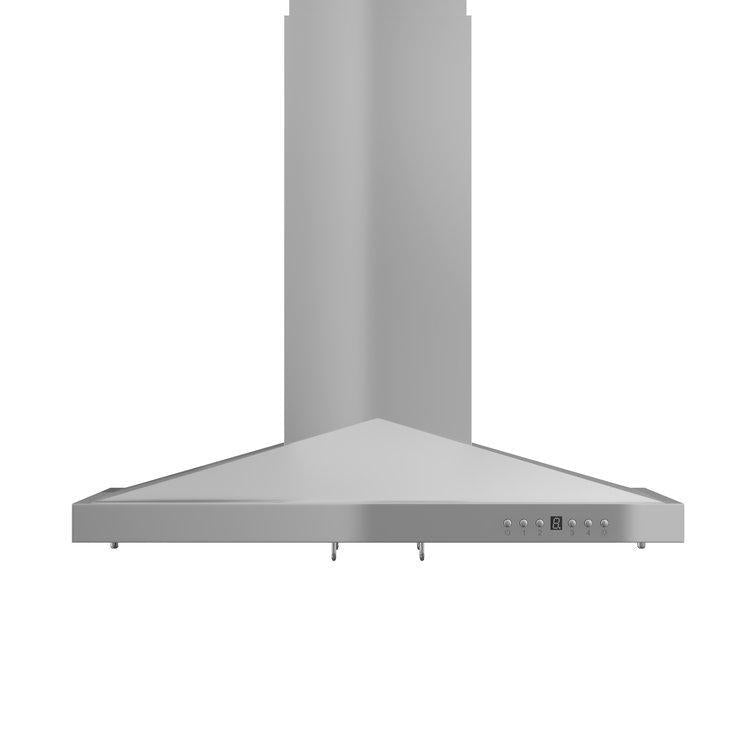 ZLINE GL1i Stainless Steel Island Mount Range Hood - 36 Inch, 900 CFM, Professional Grade Kitchen Vent Hood for Home Chefs - Perfect for Open Kitchen Designs & High-End Cooking Spaces