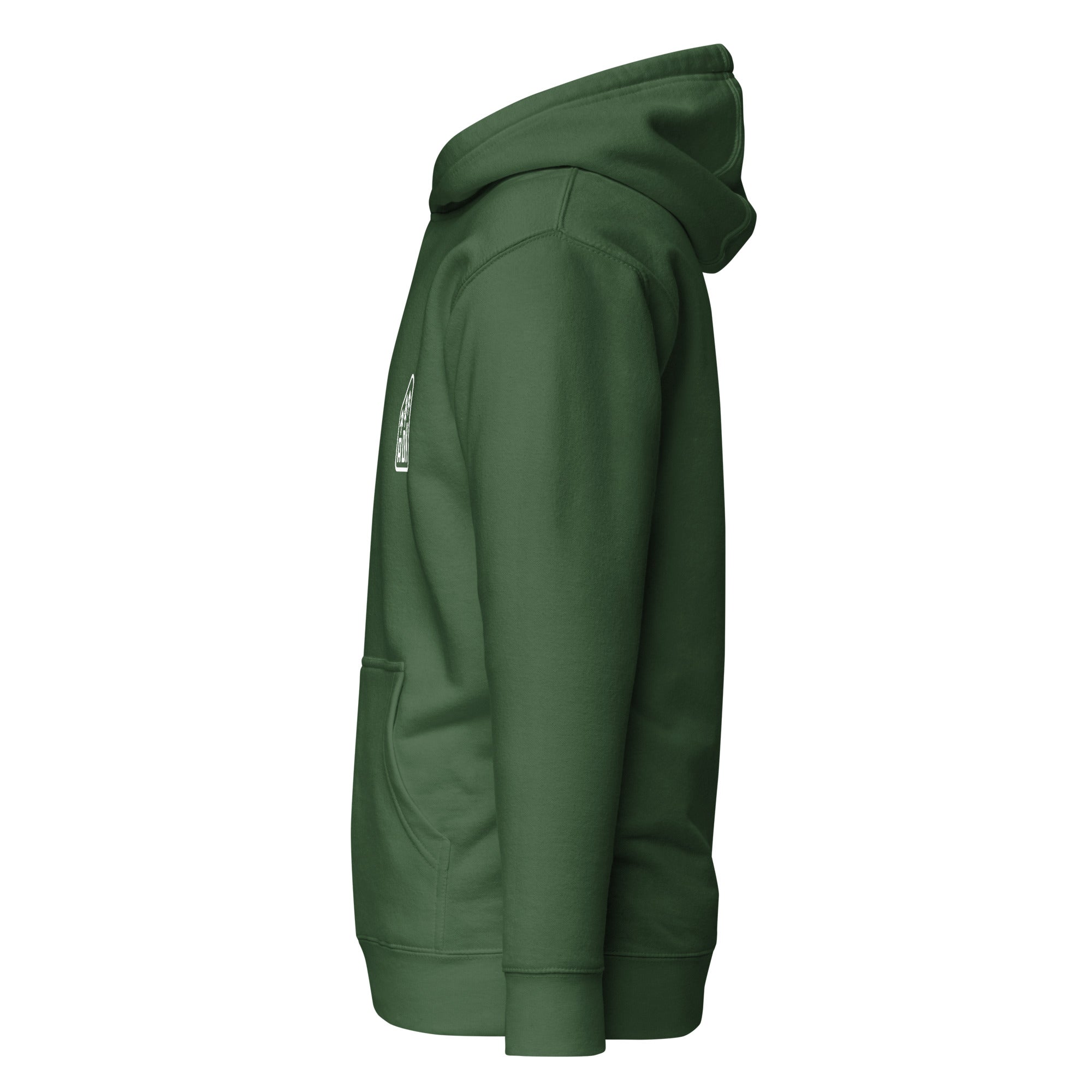 Evergreen Hoodie for Men & Women - Soft Fleece Pullover with Kangaroo Pocket - Perfect for Outdoor Activities, Casual Wear & Gym