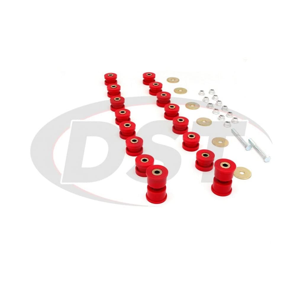 Energy Suspension Control Arm Bushing Set Rear End for 2005-2008 Dodge Magnum | Polyurethane Bushings 5.3141R | Improves Handling & Ride Comfort for Street Performance & Daily Driving