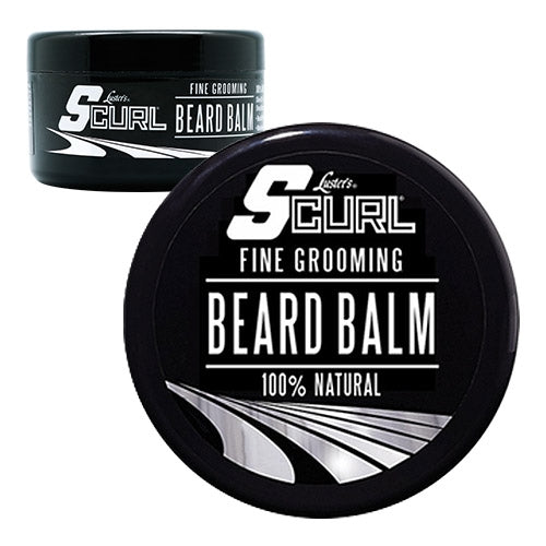 LUSTER'S S-Curl Beard Balm for Men - 3.5 oz | Natural Conditioning & Styling | Perfect for Daily Grooming & Beard Care Routine