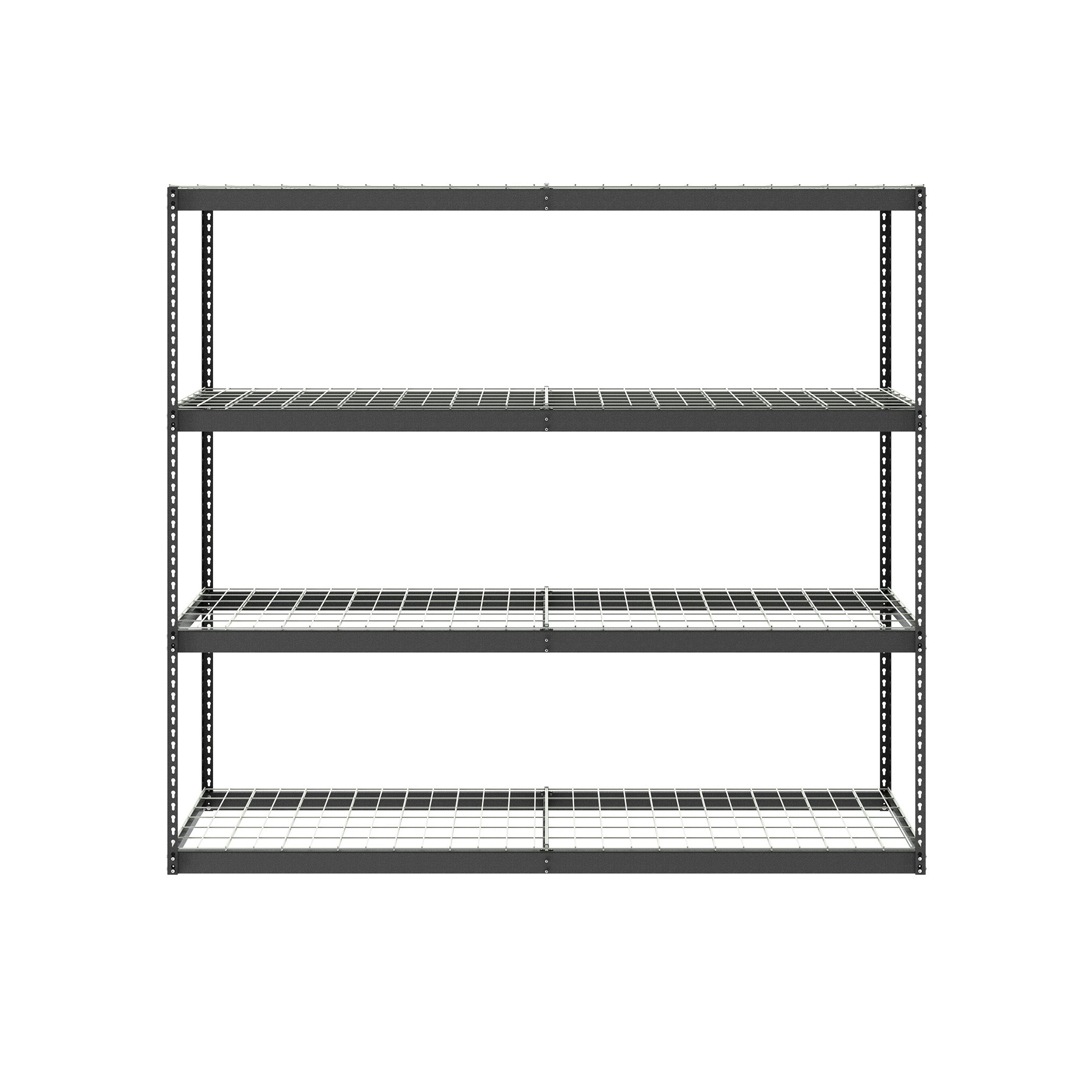 Heavy Duty Garage Shelving Unit 24 x 92 x 84 Inches - Industrial Strength Metal Storage Rack for Garage, Basement & Warehouse Organization