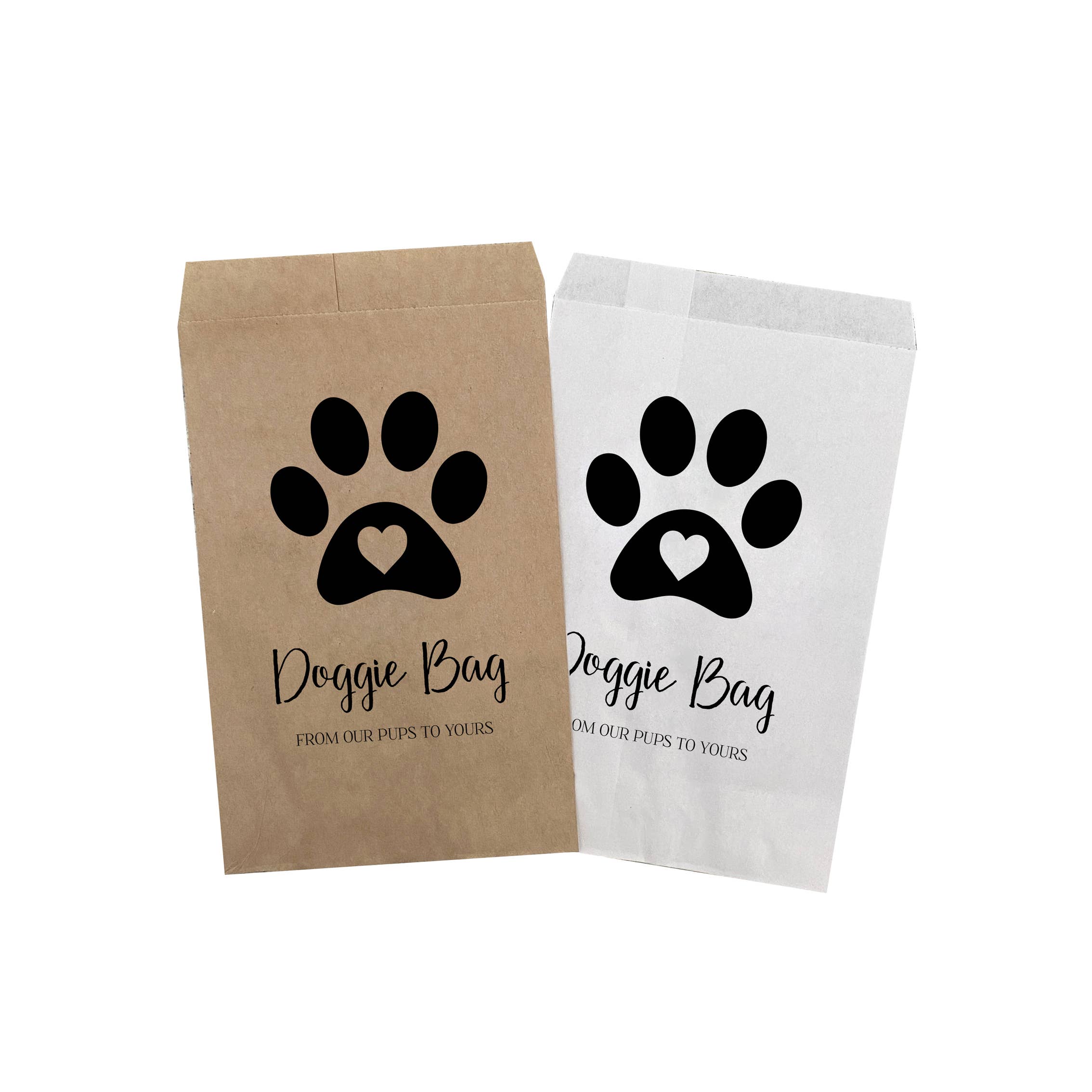 Eco-Friendly Doggie Bag Treat Favor Bags for Parties - Perfect for Dog Birthday, Wedding Favors & Pet Events