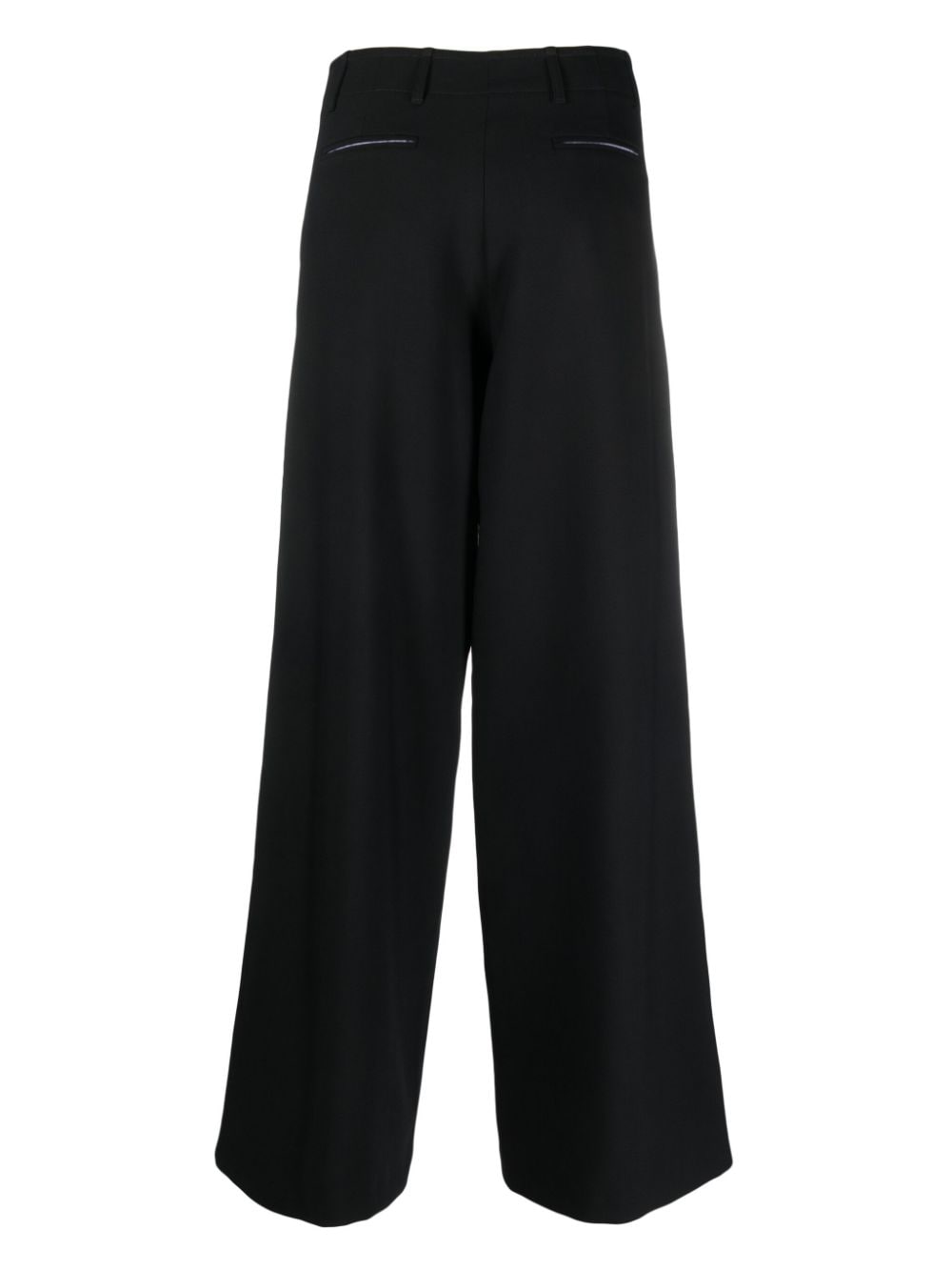 Alysi Women's High Waist Black Trousers - Slim Fit Stretch Pants for Work, Office & Casual Wear