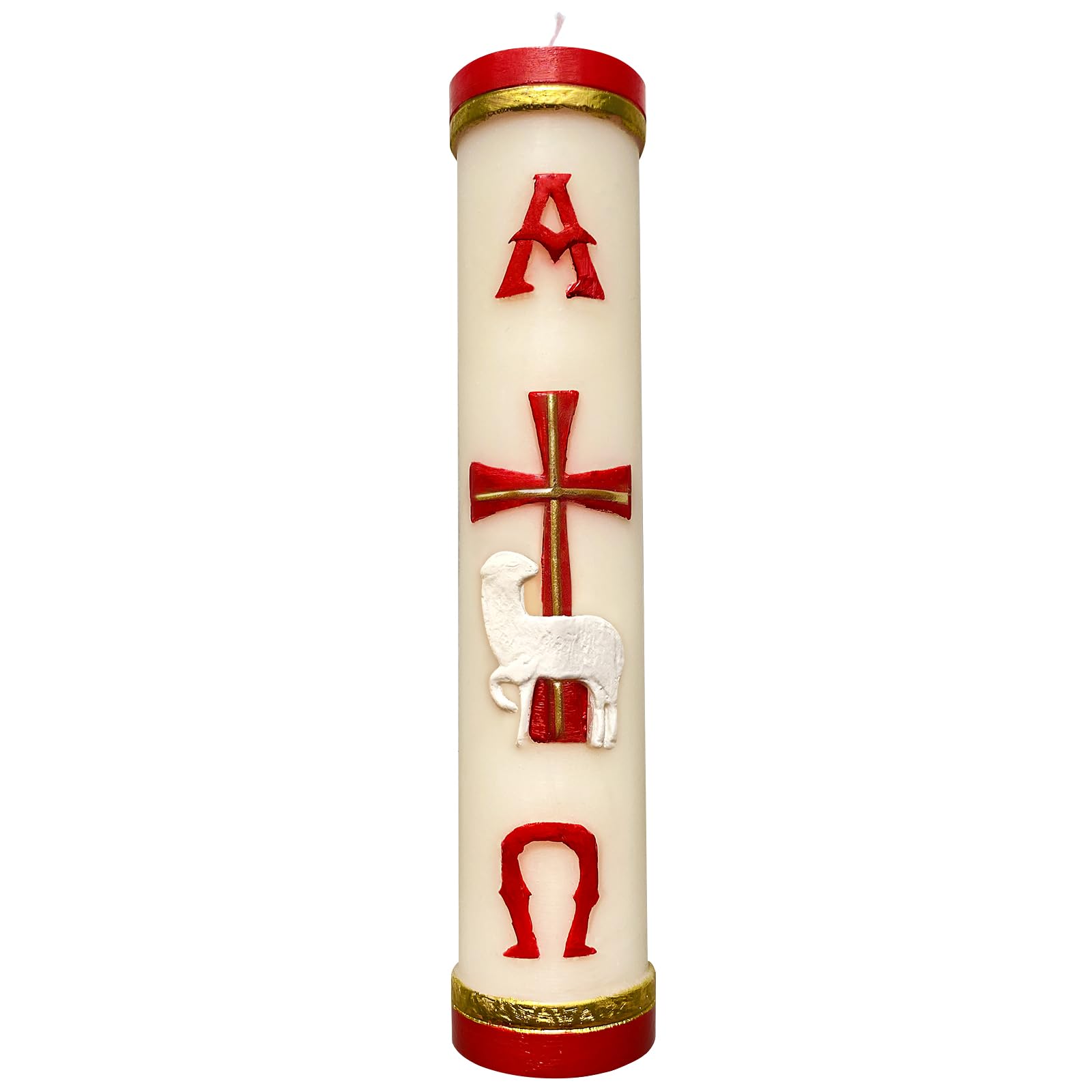 Handmade Catholic Religious Candles - Devotional Prayer Candles for Church, Saint Blessed Mexican Gifts, Paschal Candle & Cirios Religiosos | Perfect for Home Altars, Church Services & Spiritual Rituals