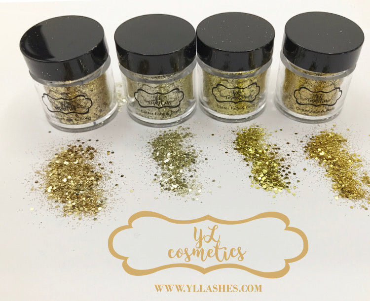 12-Pack Chunky Glitter for Nail Art, DIY Crafts, and Home Decor - Vibrant Colors for Creative Projects & Party Decorations