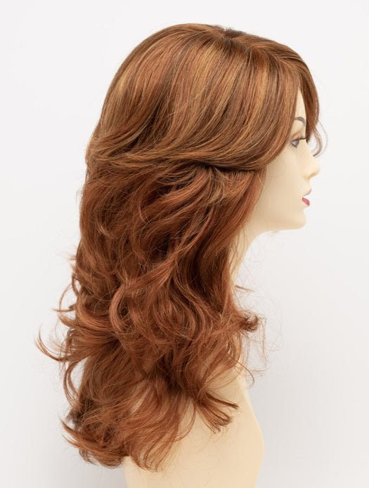 Christine Mono Part Synthetic Wig - Natural Looking Heat Resistant Hairpiece for Women - Perfect for Cosplay, Daily Wear & Special Occasions