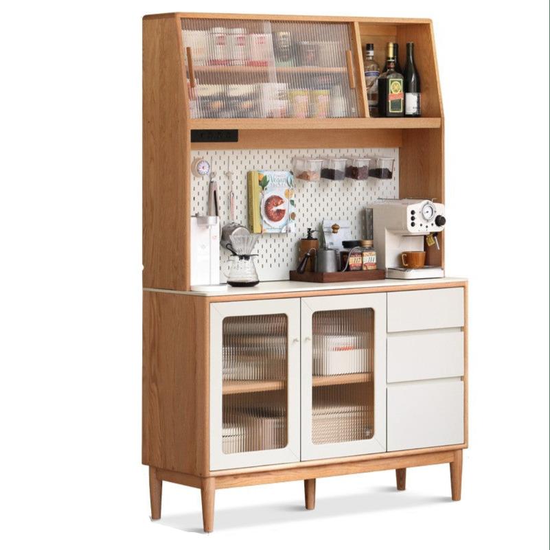 39.5x15.8x33.9 inch / 100.4x40.2x86.2 cm / natural wood color