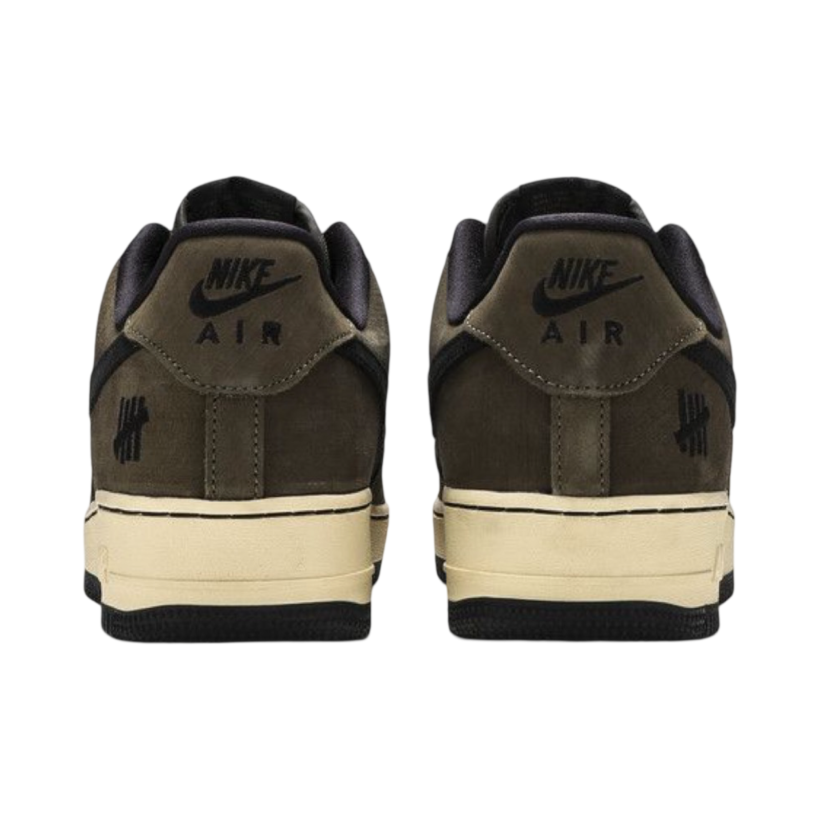 Nike Air Force 1 Low Undefeated Cargo Sneakers in Green Olive & Black - Stylish Men's Basketball Shoes for Casual Wear & Street Fashion