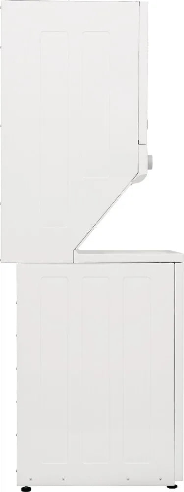 Frigidaire 27 Inch Stacked Washer and Dryer Laundry Center in White - FLCE7523AW | Perfect for Small Spaces & Apartments | Energy Efficient & Space Saving Laundry Solution