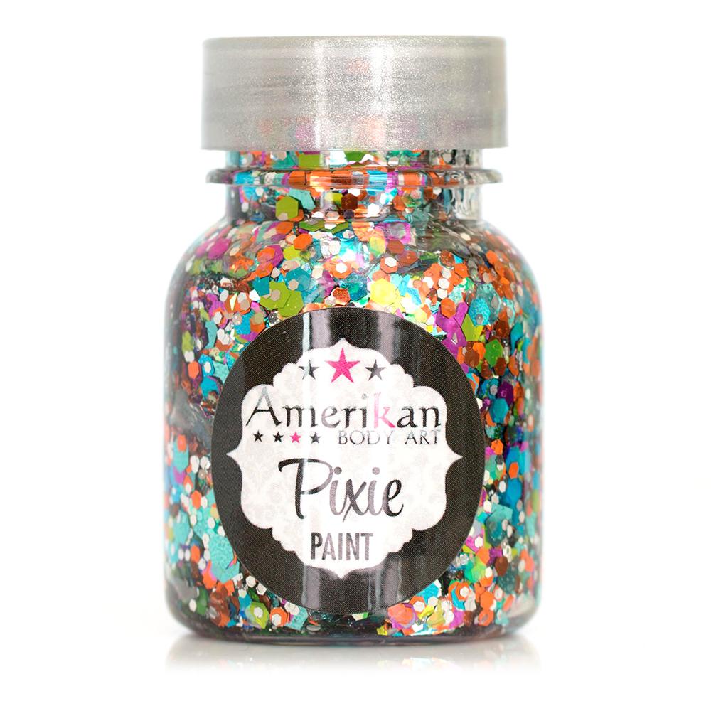 Vibrant Tropical Pixie Body Paint - Non-Toxic, Water-Based for Face & Body Art - Perfect for Festivals, Halloween & Cosplay