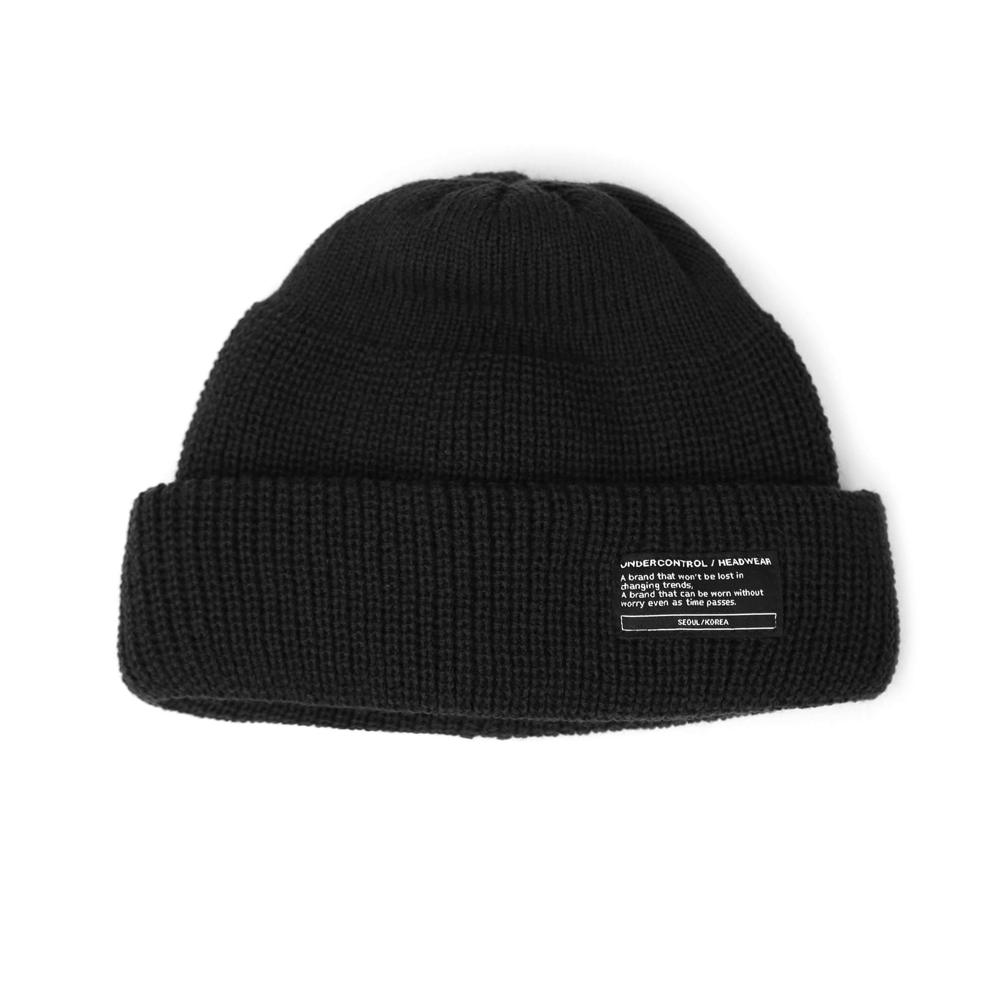 UNDERCONTROL Winter Beanie Hat for Men & Women - Unisex Fisherman Skull Cap, Roll-Up Watch Cap, Warm Knit Docker Hat (Color Pack) - Perfect for Skiing, Snowboarding & Outdoor Winter Activities