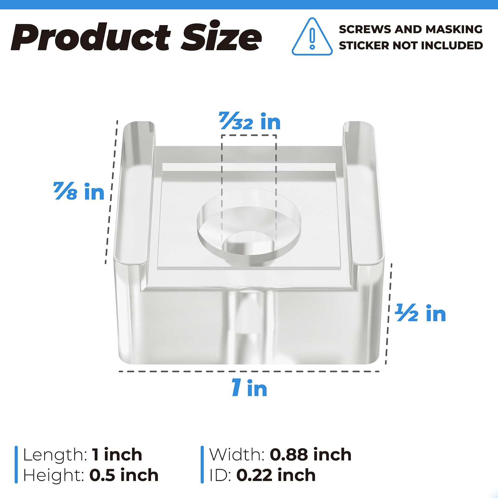 Clear Acrylic Sliding Shower Door Finger Pull & Bumpers - 2-Piece Replacement Parts for Glass Sliding Shower Doors | Durable & Easy Installation for Bathroom & Shower Upgrades