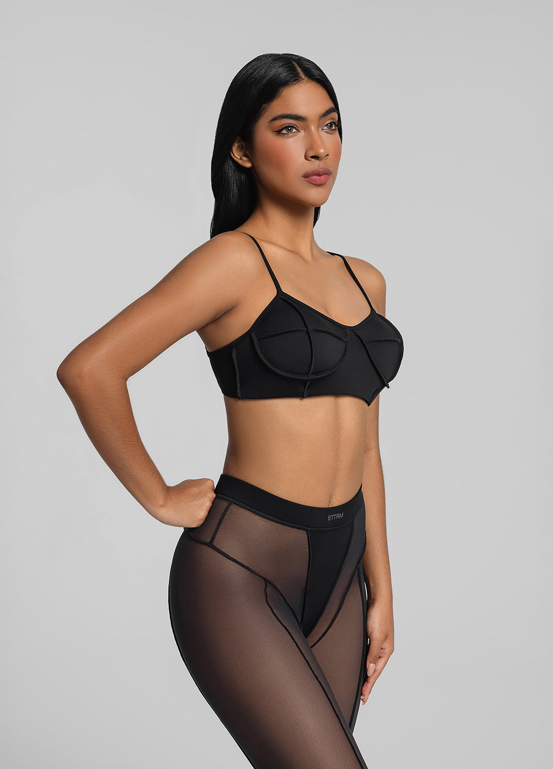 Contour Stitch Bralette - Wireless Comfort Bra for Women, Seamless Support, Soft Stretchy Fabric - Perfect for Yoga, Lounge & Everyday Wear