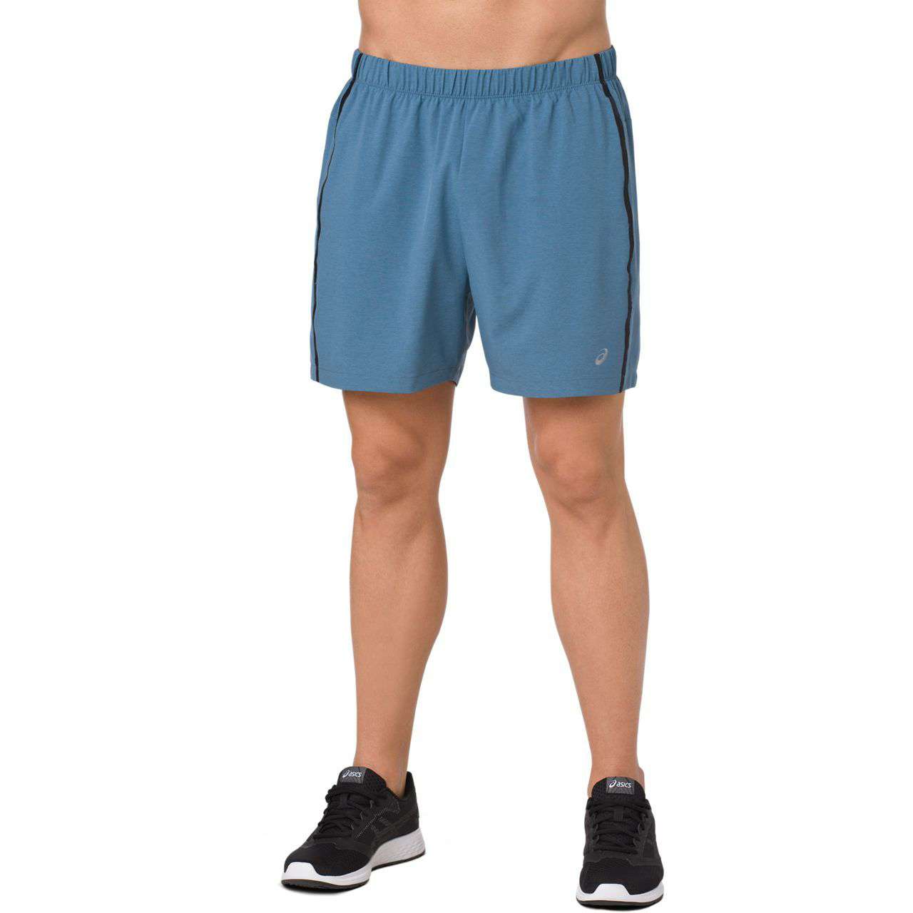 ASICS Men's 5-Inch Running Shorts - Lightweight Quick-Dry Athletic Workout Shorts for Gym, Jogging & Training - Black/White