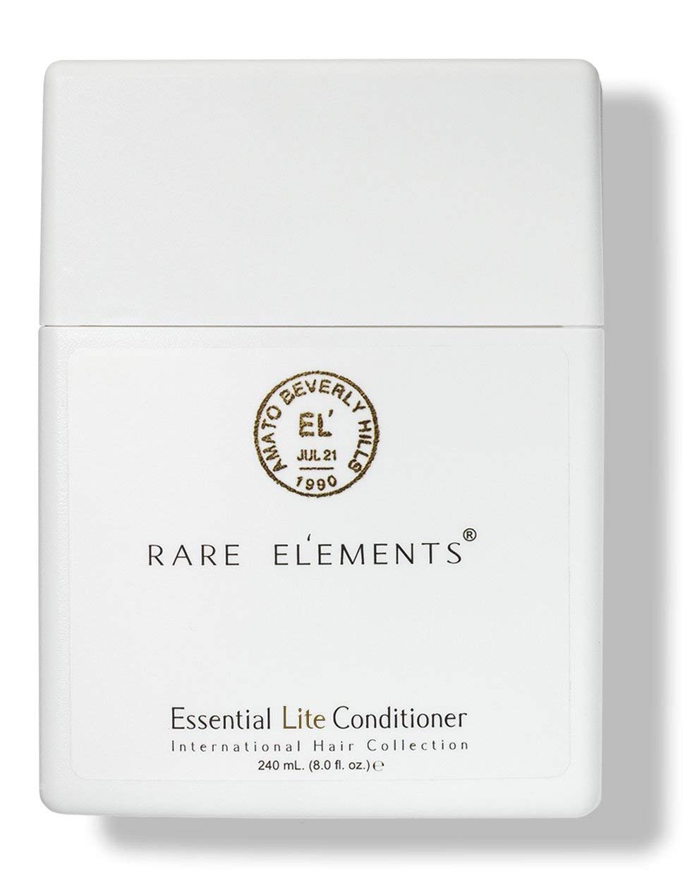 Rare Elements Pure Shampoo & Essential Lite Conditioner Set with Gute Carrying Bag (3-Piece Bundle) 8 oz - Sulfate-Free Hair Care for Dry, Damaged Hair - Perfect for Travel & Daily Use