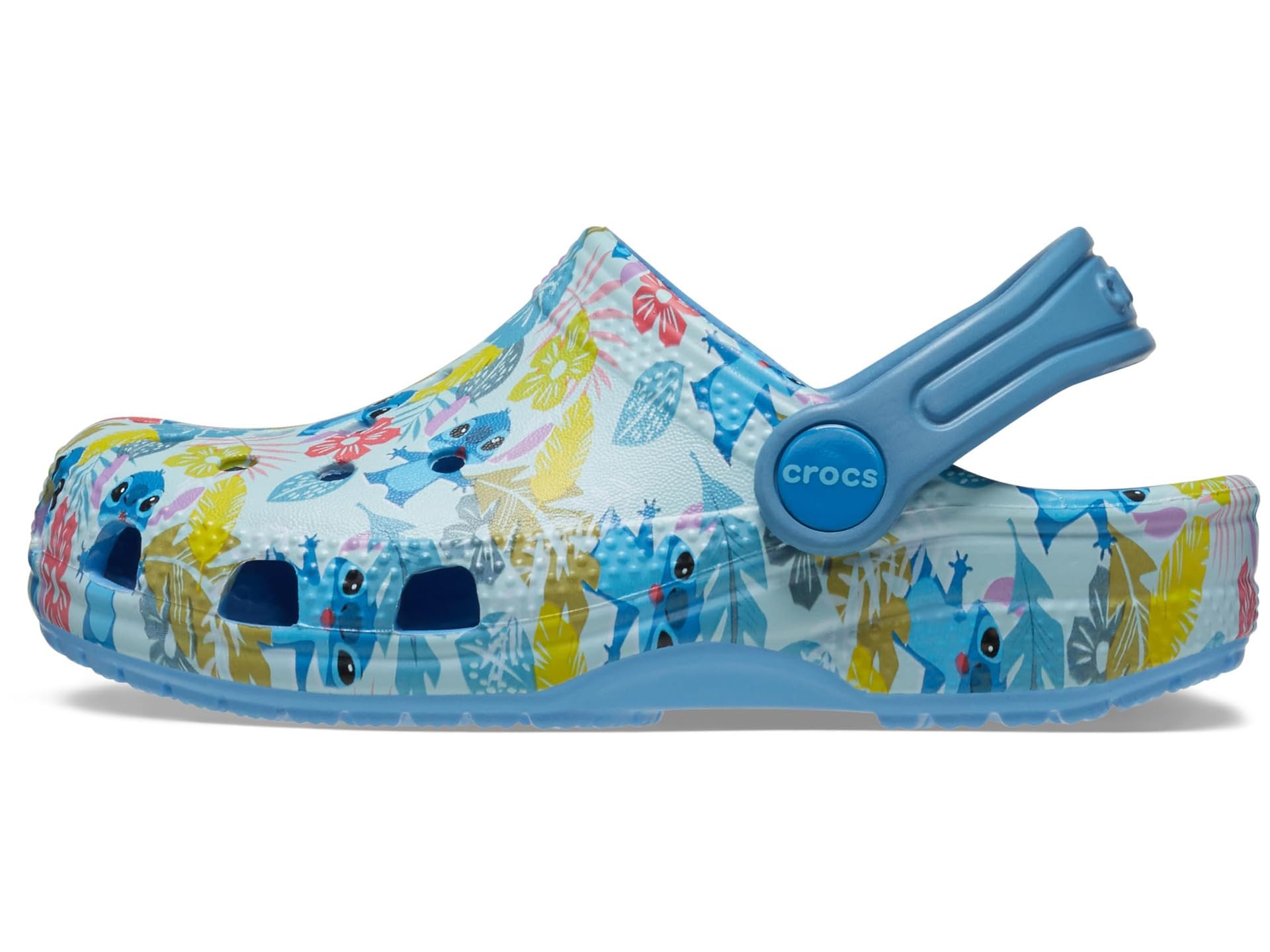 Crocs Unisex-Child Stitch Classic Clog | Lightweight Comfort Shoes for Kids | Disney Stitch Design | Water-Friendly & Odor-Resistant | Perfect for Beach, Pool, and Everyday Wear (Little Kid/Big Kid Sizes)